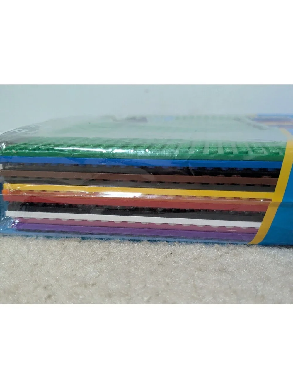 Strictly Briks 12pk Baseplates Multicolor